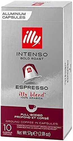 80 x ILLY Compatible * Aluminium Coffee Capsules Intenso - Intensive Roasting