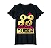 Damen 33. Geburtstag Geschenk Jahrgang 1989 Birthday Queen Krone T-Shirt