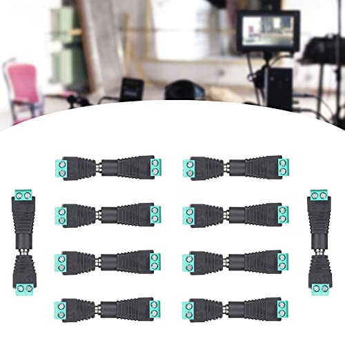 DC Mannelijke en Vrouwelijke Voedingsadapter, 5,5x2,1 Mm DC-voedingsconnector Stekkeradapterconnector voor LED-strip… - Image 4