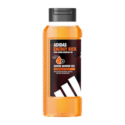 adidas Active Skin & Mind Energy Kick Duschgel, belebend-frisches Duschgel für Herren, 250ml adidas Active Skin & Mind Energy Kick Duschgel, belebend-frisches Duschgel für Herren, 250ml