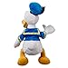 DISNEY STORE Official Donald Duck Medium Soft Toy for Kids, Cuddly Character with Fuzzy Texture and Embroidered Details, Disney Plushy Suitable for All Ages.