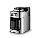 QJRGUY Drip Maker, Grind and Brew with Built-In Burr WIFI Automatic American Machine Coffee Grinder The New