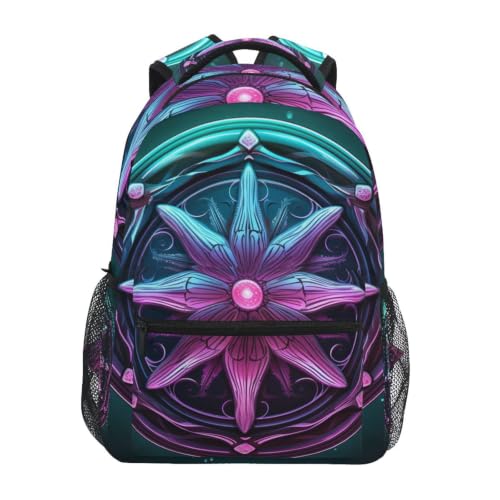Cartable sac à dos école boussole pourpre pour soulager le dos des ados