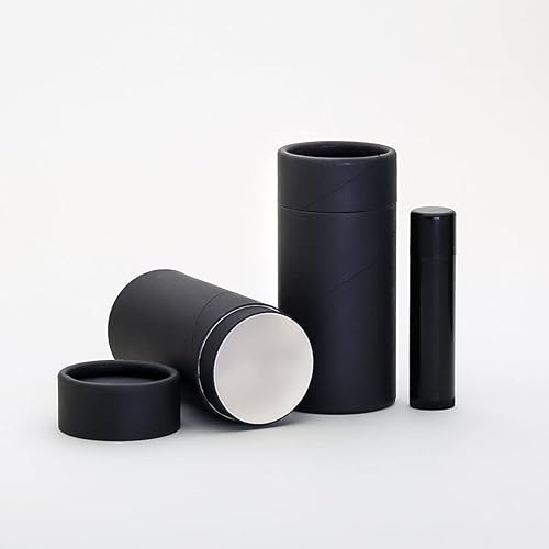 70 mL Negro Kraft Cartón DesodoranteLociónCosméticoLip Balm Tubes (500) disponible en Yaxa Colombia