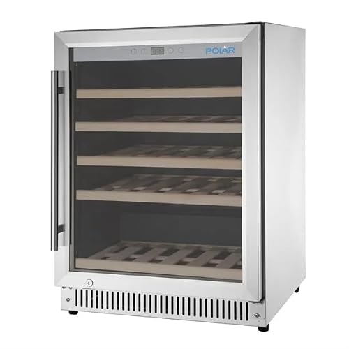 Polar G-Series Wine Fridge Stainless Steel, 51 Bottles