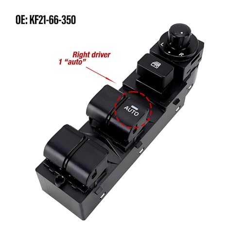 Interrupteur lève-vitre électrique Mazda 3 et CX-5 commande côté droit conducteur - 2