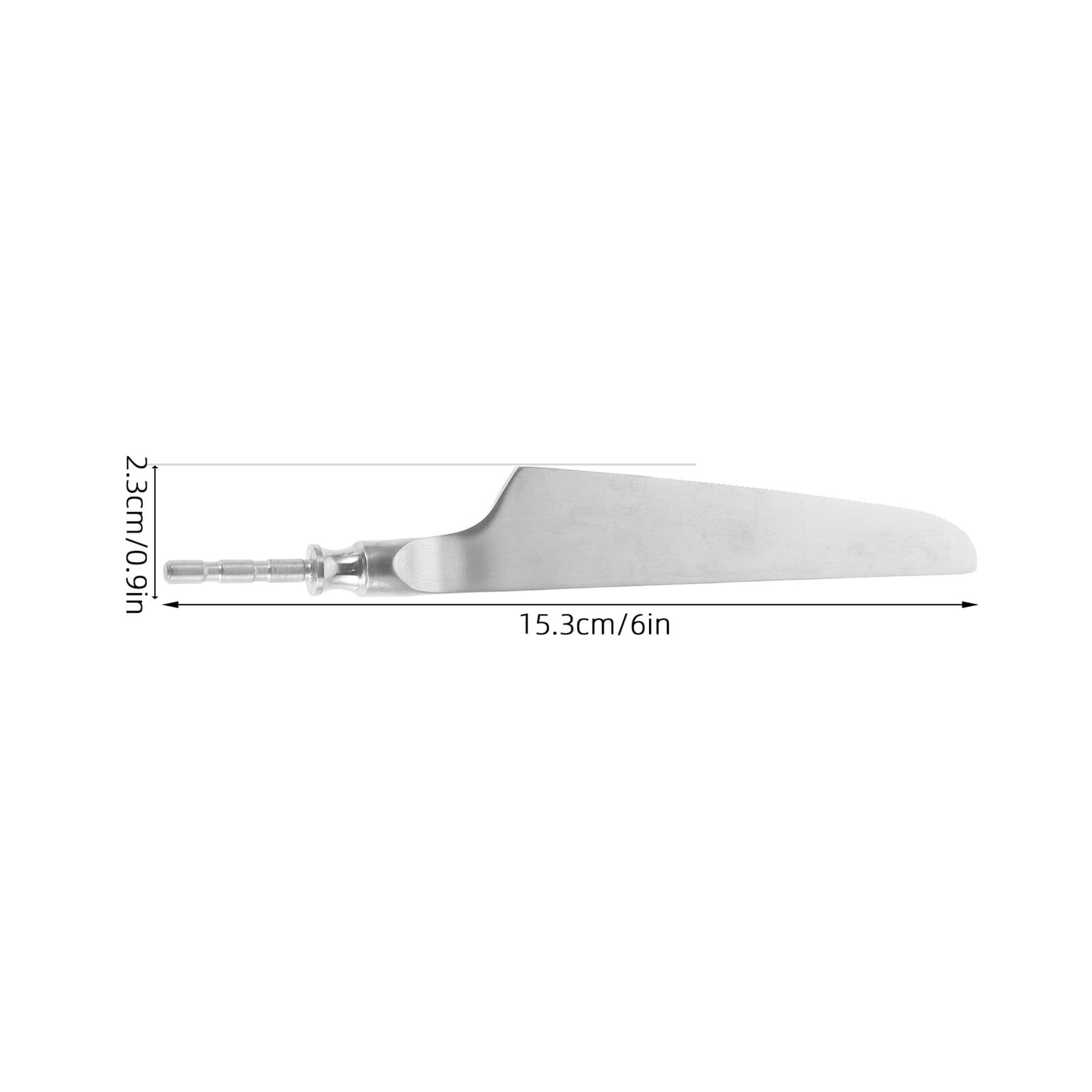 LIFKOME 2 Stück Teiliges Edelstahl Messerkopf Ersatzset Abnehmbare Western Besteckklingen Robustes DIY Besteckkopf Zubehör für Individuelle Messer Langlebig und Leicht zu Reinigen