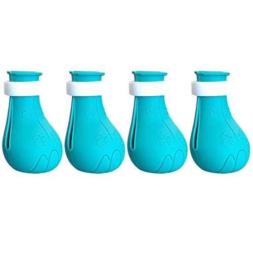 Capa de Silicone para Pés de Gatinho, 4 Peças Ajustável, Evita Arranhões, Confortável, Segura, Multi