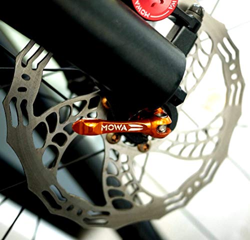 MOWA Road Bicycle Bike Ultralight Titanium Axle Wheel Hub Front and Rear Quick Release QR Skewer Set (Red)