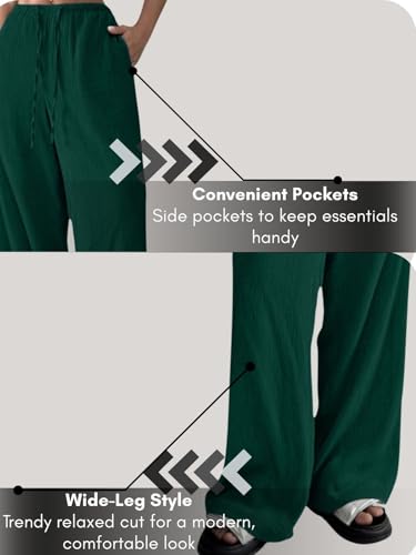 Image of GRECIILOOKS High Waist Trousers for Women - Flared Korean Style Formal Pants | Elegant Workwear for Office, College & Events (Available in Plus Size)