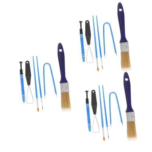 OSALADI 3 Sets Key Cap Puller Puller Tool Complete Set for Keyboard Cleaning Static Brush