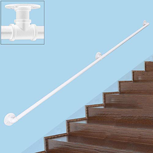 Rampe d'escalier antidérapante blanche 360 cm contre les chutes de marche - 2