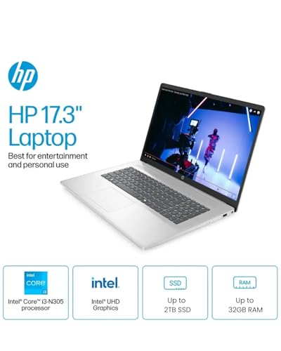 HP 17 Laptop Business 17.3" HD+ IPS Intel Core i3 miniatura 2