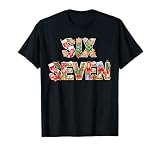 Six Seven Christmas Meme 67 Funny Holiday Men Women Kid Boys T-Shirt