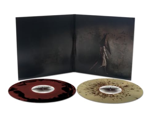Silent Hill 2 Video Game OST Red & Black Swirl / Mud Splatter Exlcusive Version!