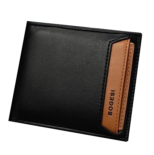 TOKSHOP Carteira Masculina Horizontal e Vertical de Couro Sintético