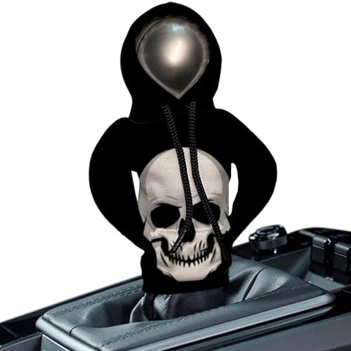 Skeleton Gear Shift, felpa con cappuccio Gear Shift Halloween con cappuccio per cambio del cambio, stampa scheletro, con cappuccio