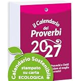 Calendario dei Proverbi 2027 Ricambio | Detti e Proverbi Popolari |