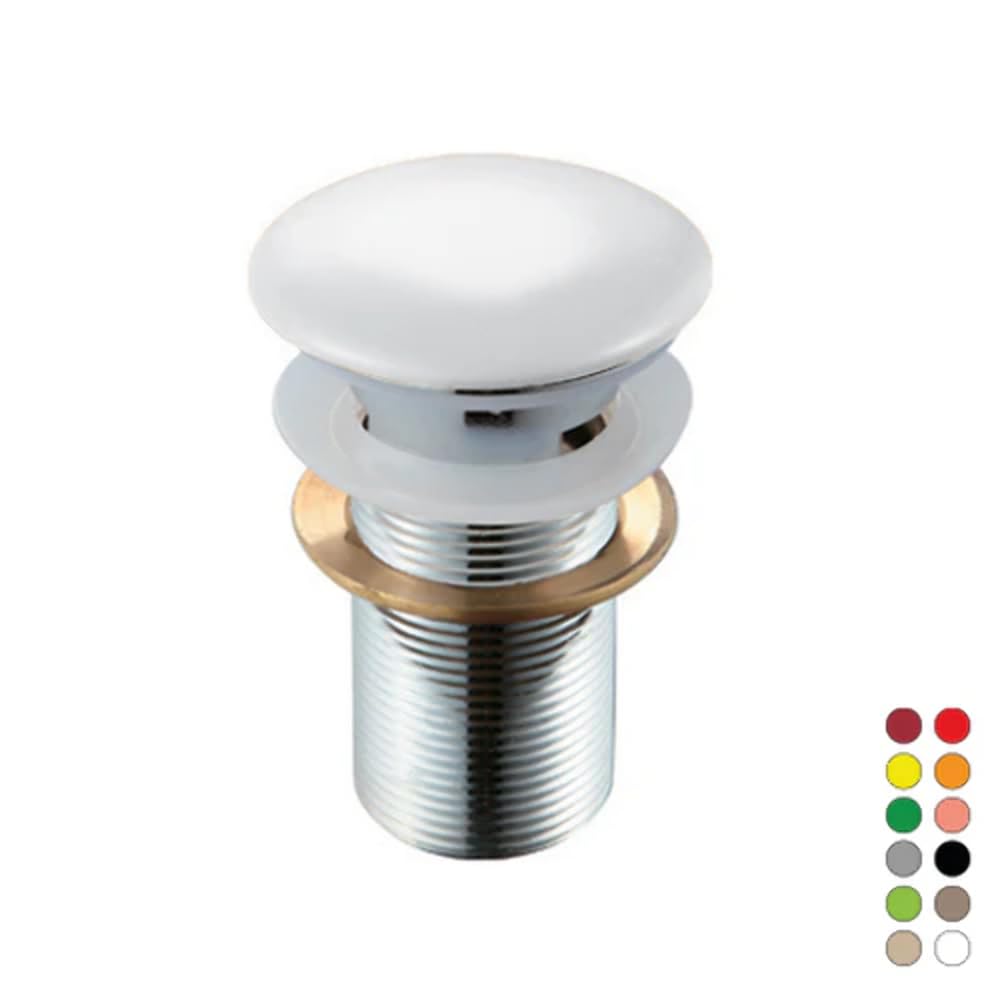 Dianhydro 370-24110-BG Desagüe Click-Clack para Lavabo Fancy sin rebosadero Beige, Multicolor