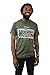 Tee Luv Men's Retro Drink Mountain Dew Shirt - Distressed Mt Dew Logo T-Shirt, Forest Heather, M