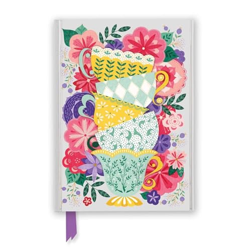 Jenny Zemanek: Teacups (Foiled Journal) (Flame Tree Notebooks)