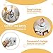 Shopping Cart Cover for Baby, Waterproof Carton Style Shopping Trolley Seat Cover with Carry Bag, Soft Comfortable Baby Safety Cart Cover for Highchairs Swings Toddler Infant Carts