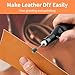Leather Edge Burnishing Bits for Rotary Tools - Set of 8, Ideal for Sanding, Polishing, & Grinding Leather Edges & Burrs,quality working tools Simplifying Crafting Works