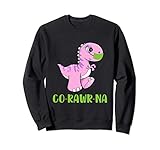 CoRAWRna dinosaurio T Rex con mascarilla. Diseño divertido juego de palabras. Juego de palabras dino t-rex outfit. Entonces, mantén la calma y lávate las manos y todo estará bien pronto. Bonito regalo para cumpleaños, Navidad o vacaciones. A tus hijos les