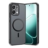 CAUHENYEE Cover per OPPO A6 Pro 5G con Magnete Integrato, Antiscivolo, Resistente a Urti e Graffi - Custodia Magnetica per OPPO A6 Pro 5G - Nero