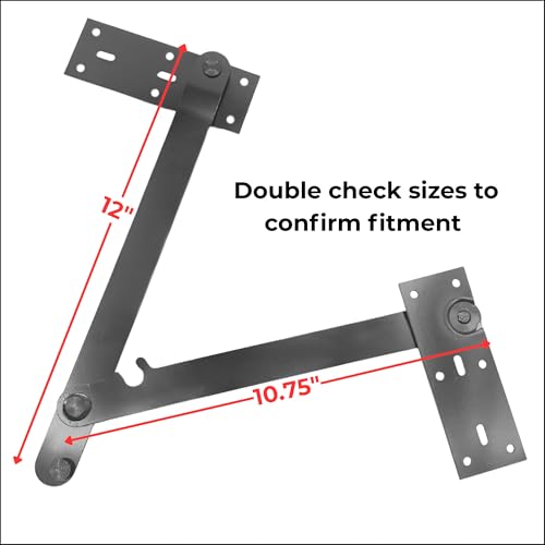 Heavy Duty RV Door Check and Hinge – Made in USA – Custom Catch & Stop for 2" Thick PTL Doors – OEM Factory Fit Motorhome, Camper, and Trailer Entry Hardware Replacement by Generic - Image 2