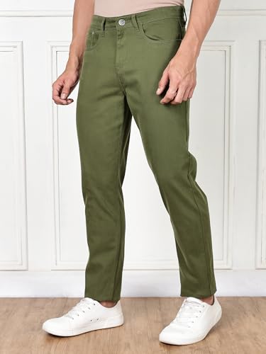 Image of Thomas Scott Men's | Solid | Brathable Fabric | Denim | Mid Rise | Casual Jeans for Men