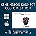 Kensington Orbit Wireless Trackball with Scroll Ring - Black-Red (K70990WW),