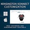 Kensington Orbit Wireless Trackball with Scroll Ring - Black-Red (K70990WW),