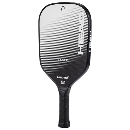 HEAD Cyber Elite Raqueta de Pickleball, Blanco-Negro