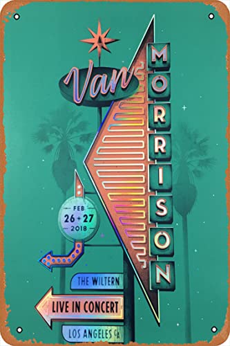 Van Morrison - 2018 �|�X�^�[ ���T���[���X�J���t�H���j�A�B�E�B���^�[�� �V�A�^�[ �t�H�C�� ���g�� ���^�� �u���L�� �r���e�[�W �T�C�� 12 X 8 �C���` �Ǒ���