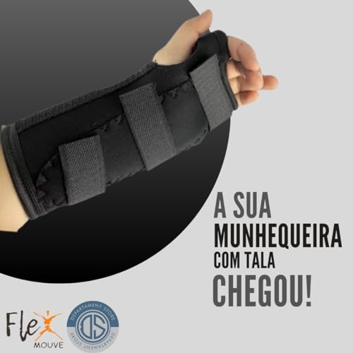 Imobilizador de Punho c/Tala I Protetor de Pulso I lesão tendinite órtese I direita esquerda (bilate