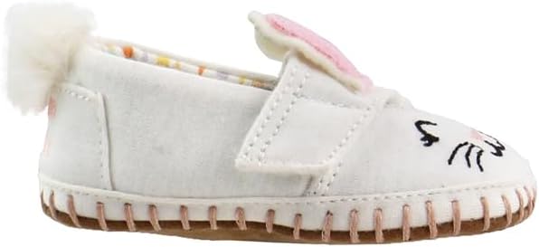 TOMS Infant Girls Crib Alpargata Slip On Flats Casual