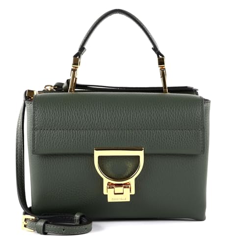 Sac bandoulière Coccinelle Arlettis en cuir vert foncé pour femme