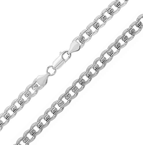 Chaine Courbe Homme Argent Fin idée cadeau anniversaire et fêtes pour homme WJS16906