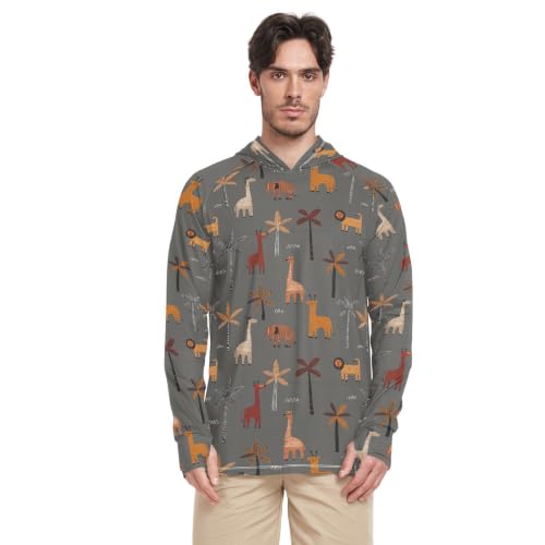 Sweat à capuche léger UPF 50+ homme anti-UV manches longues