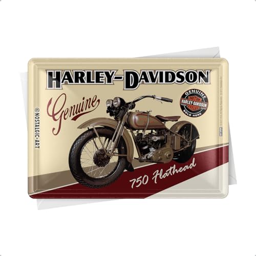 Nostalgic-Art Petite Plaque Metal Harley Davidson