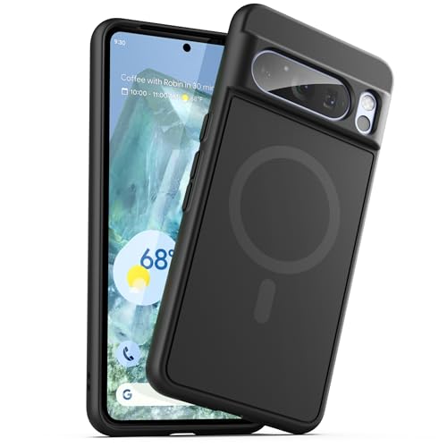 ENCASED Magnetic Case for Google Pixel 8 Pro Compatible with MagSafe Charging & Accessories Black by ENCASED - Used condition - US$5.03