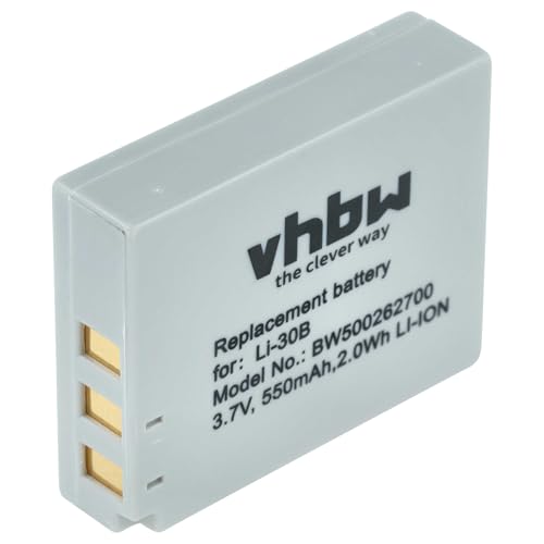 vhbw Akku kompatibel mit Olympus mju Mini Digital, Digital S Kamera (550 mAh, 3,7 V, Li-Ion)