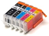 5 Multipack de alta capacidad Canon PGI-550 , CLI-551, Canon 551, Canon 550 Cartuchos Compatibles 1 negro pequeño, 1 ciano, 1 magenta, 1 amarillo, 1 negro grande para Canon Pixma iP 7250, Pixma MG5450, Pixma MX925. Cartucho de tinta . CLI-551BK , CLI-551C , CLI-551M , CLI-551Y , PGI-550BK © 123 Cartucho