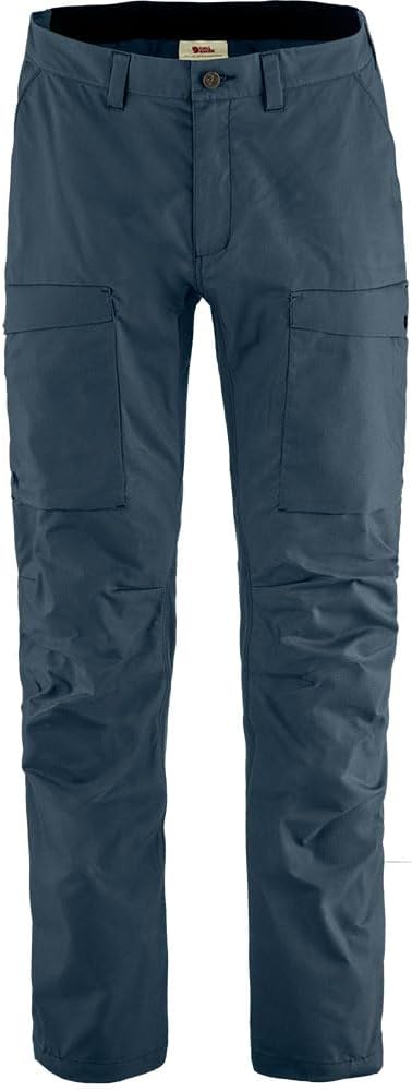 Fjällräven Abisko Hybrid Trail Men's Trekking Trousers - Reinforced Areas, Stretch, Durable Fabric - Hiking, Trekking