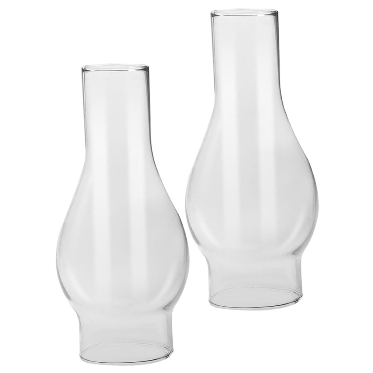 PartyKindom 5 Ensembles Cheminée De Lampe À Huile en Verre Dirigé Lumières De La Lanterne Retrolite Lampes À Huile Couvercle en Verre De Lampe À Huile Couvercle De Lampe À Huile 2 Pièces * 5