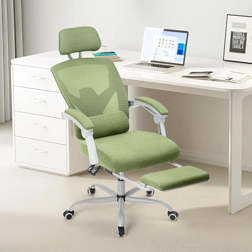 Sweetcrispy Office Computer Desk Chair, Ergonomic High-Back