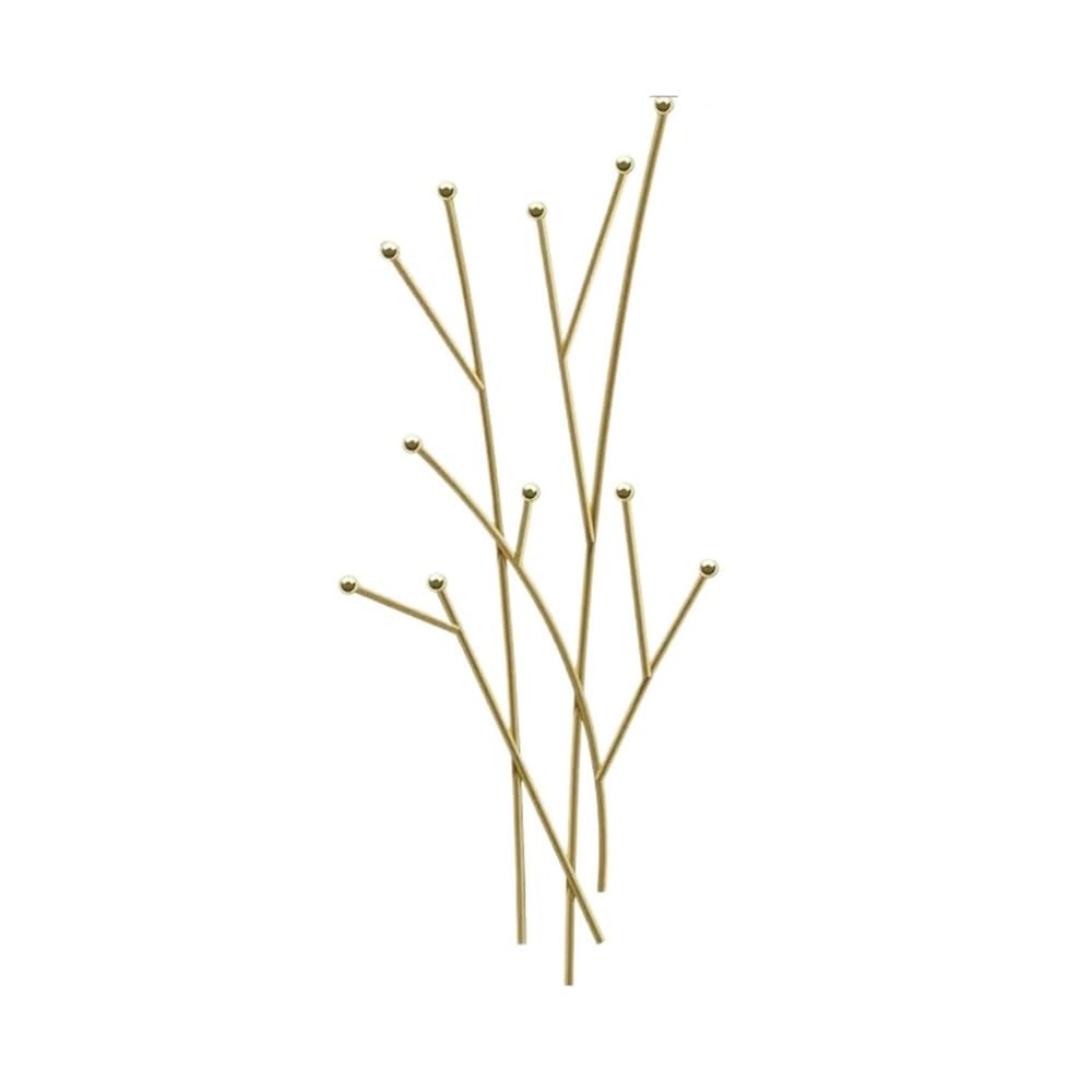 Perchero de pared dorado de diseño sencillo acabado premium para salón
