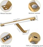 MeoYlaery Wireless Picture Lights for Wall,Battery Operated Picture Light with Remote Control,Rechargeable Painting lamp,Motion Sensor Lights with 3 Lighting Modes,Display Lamp for Artwork - Image 6