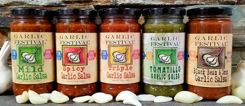 Garlic Festival Mild Garlic Salsa 12 oz.